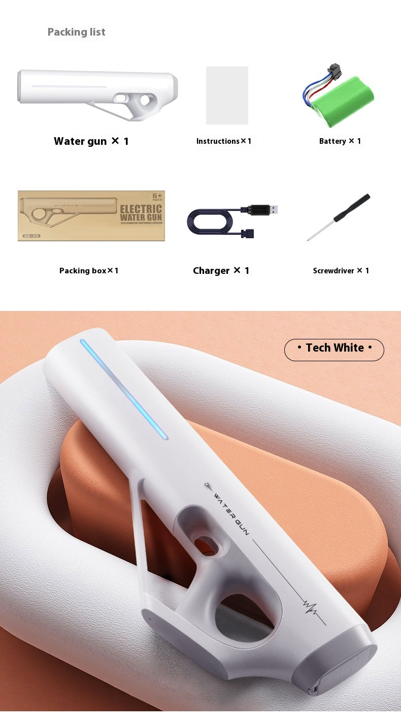 PulseX™ Electric Pulse Water Gun – Tech Design & Soak-Proof Fun