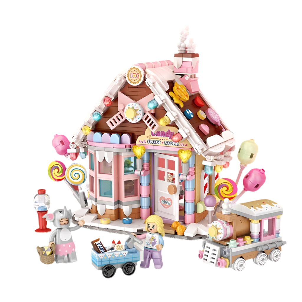 Puzzle Building Blocks Enchanted Candy House