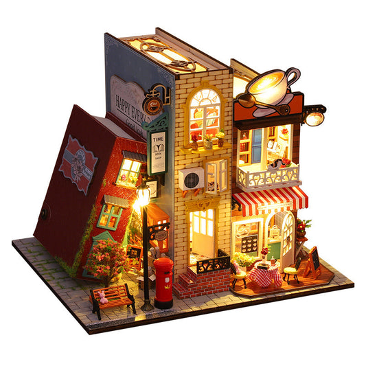 Enchanted Book Nook – Ein Miniatur-Buchladen und Café zum Selberbauen