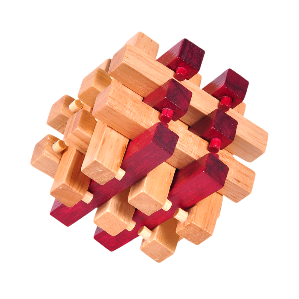 3D Wooden Brain Teaser Puzzle