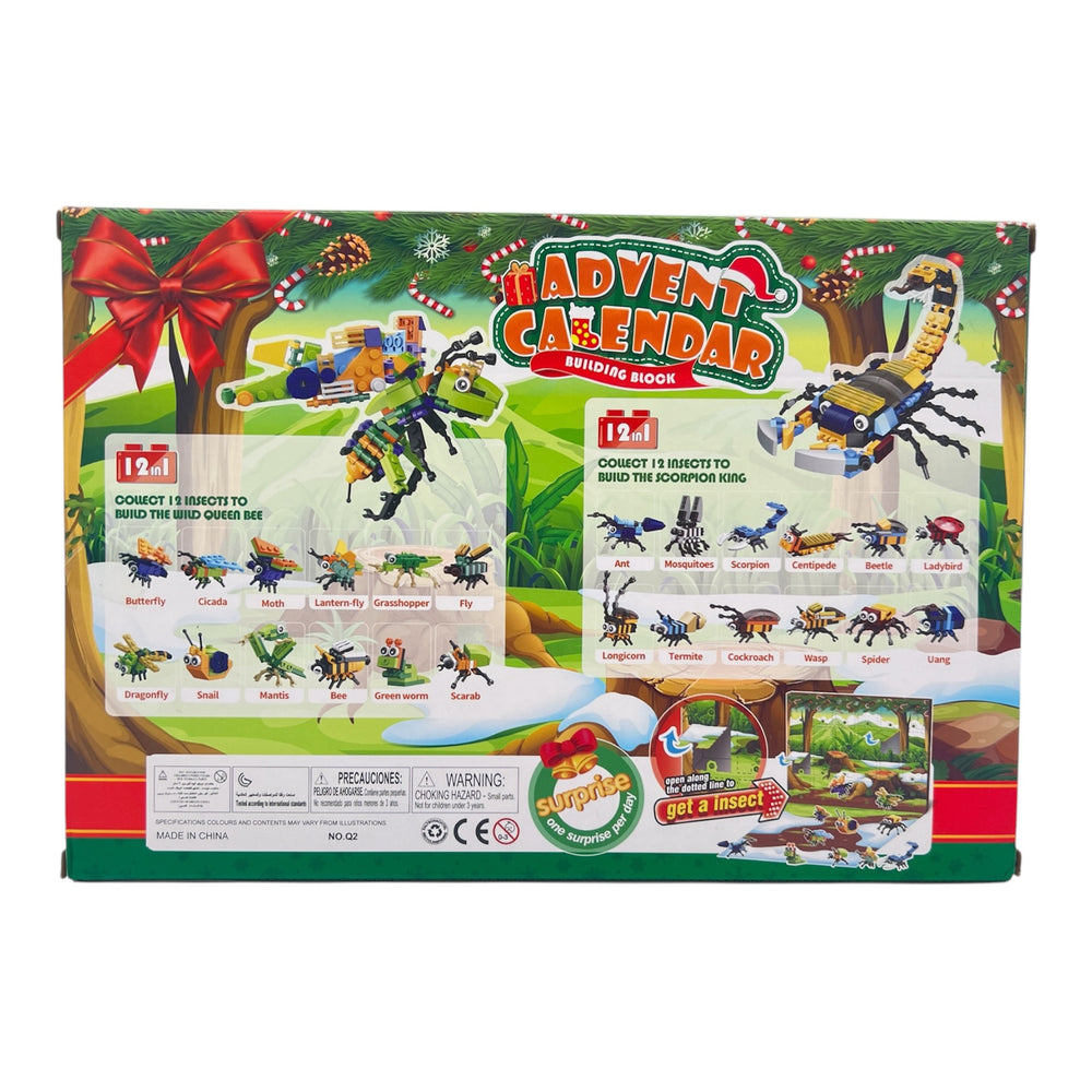 Calendar Construction Insects 24 in 1