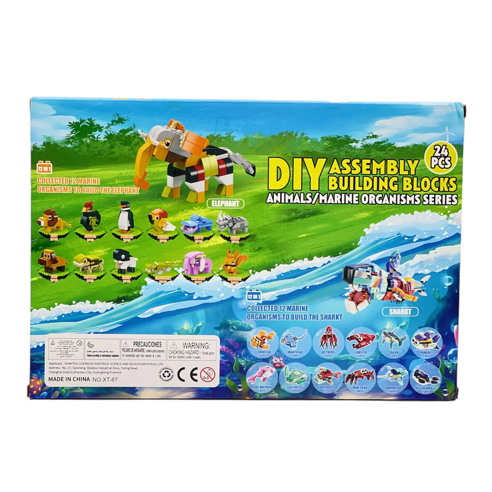 Calendar Marine Organism Bricks DIY