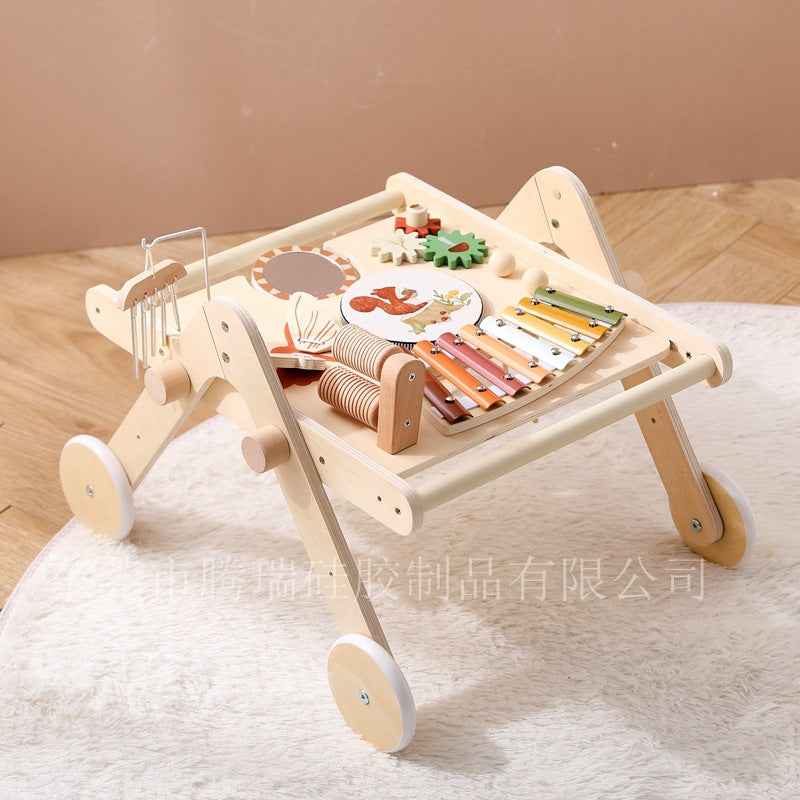 Multifunctional Music Station Trolley Children's Early Education Drum Kit