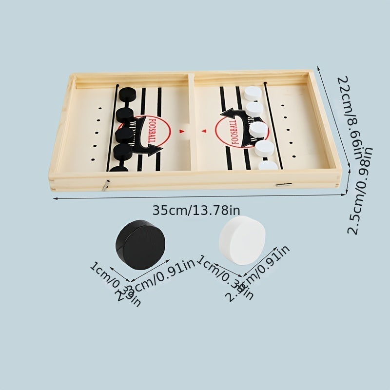 Fußball-Schleuderspiel aus Holz