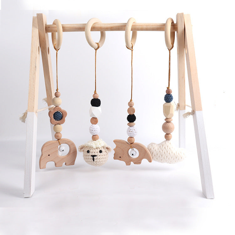 Buche Tier Babyzimmer Dekoration Holz Kinderrassel