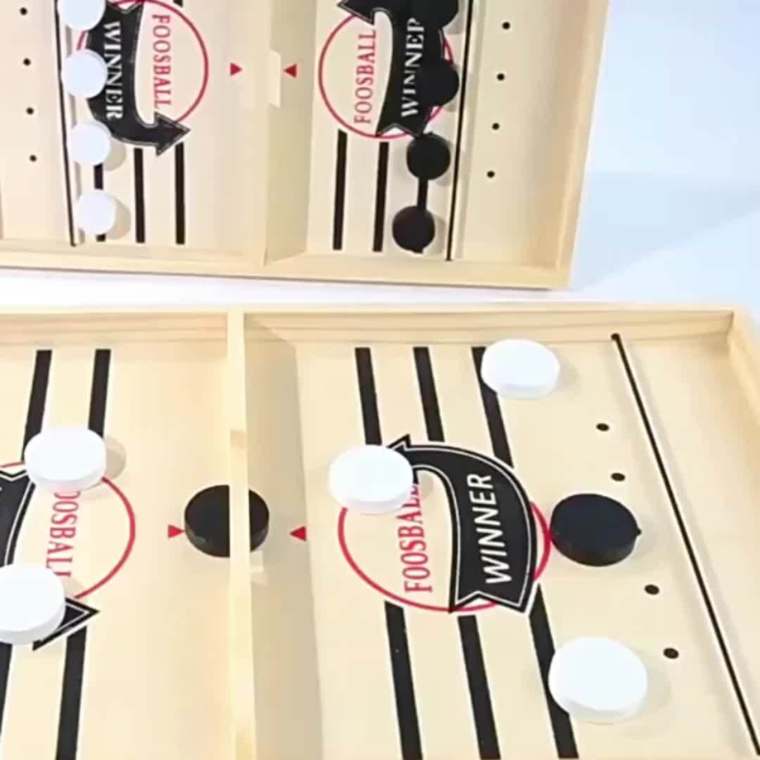 Wooden Soccer Slinger Game