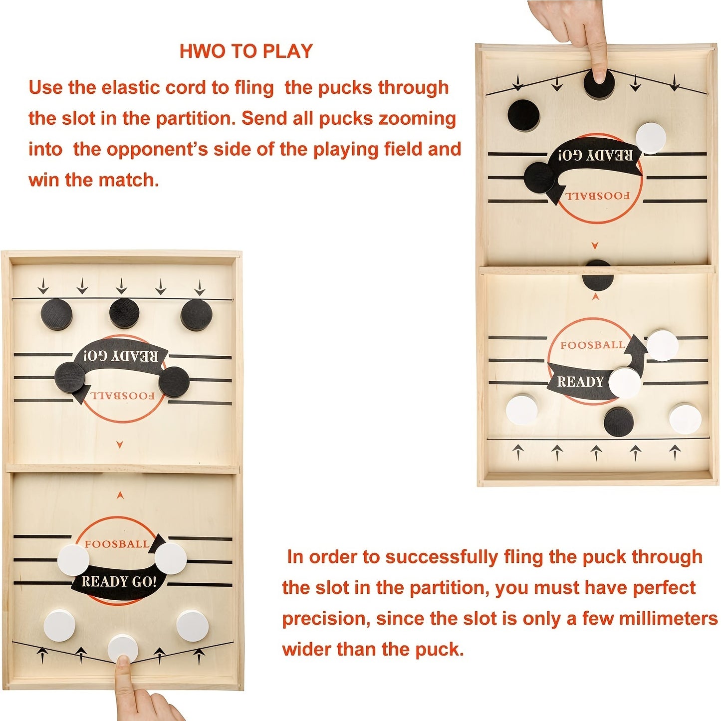 Wooden Soccer Slinger Game