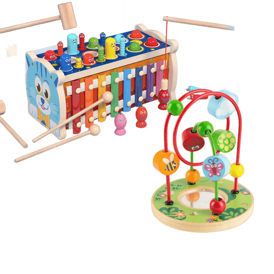 7-in-1 Whack-a-Mole & Fishing Game – Interactive Montessori Toy for Kids