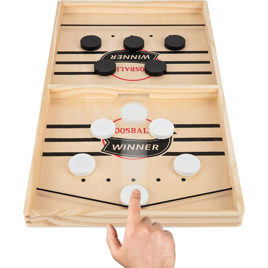 Wooden Soccer Slinger Game