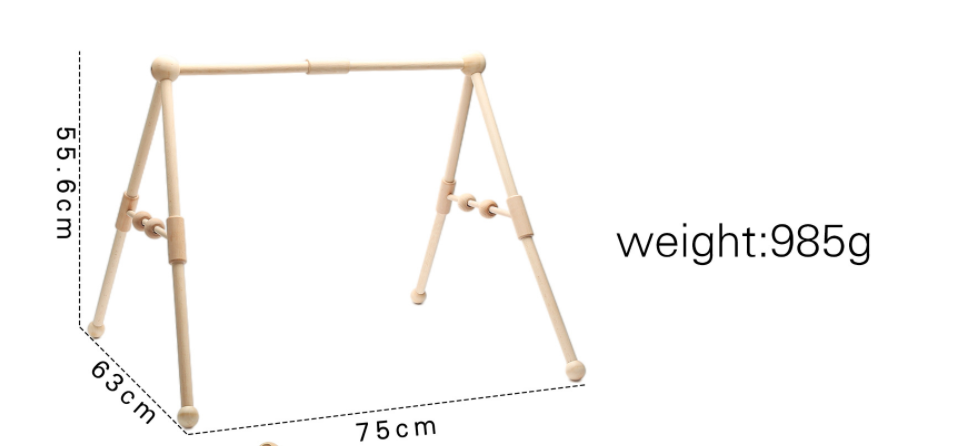 Ornament Newborn Baby Crib Fitness Frame