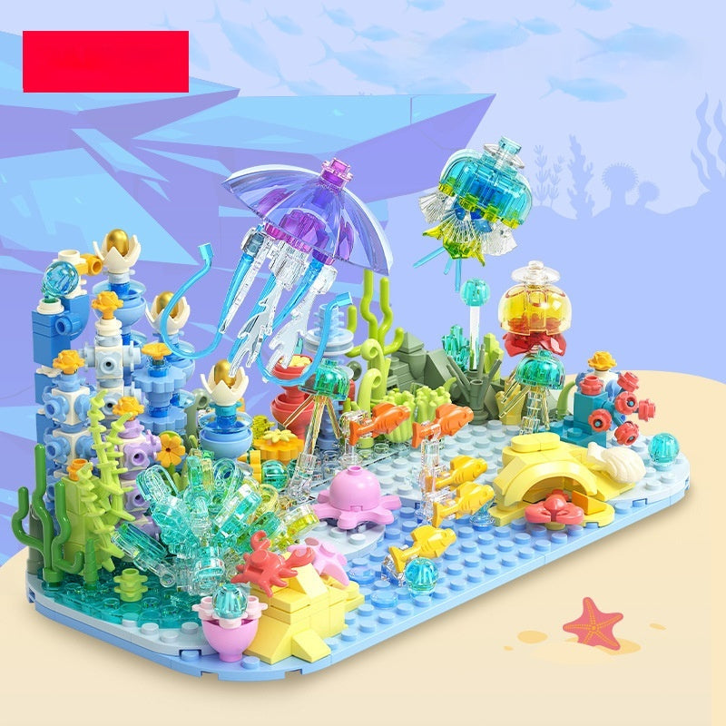 Underwater Adventure Building Block Set – Creative Ocean-Themed Toy for Kids (7-14 Years)