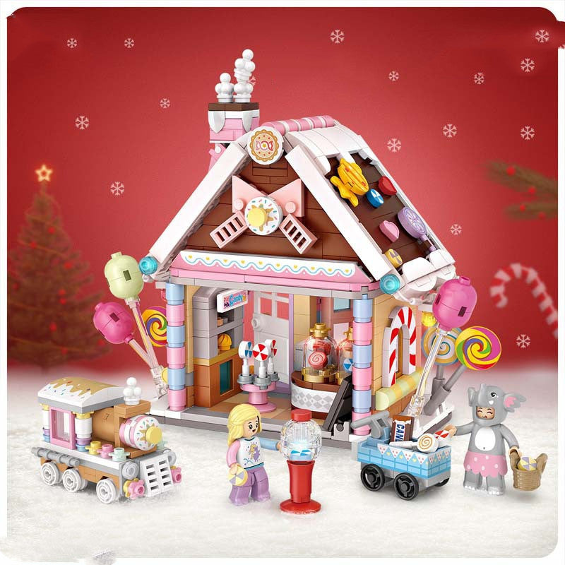 Puzzle Building Blocks Enchanted Candy House