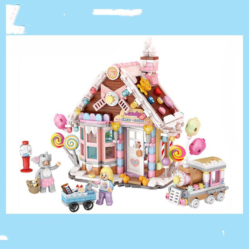 Puzzle Building Blocks Enchanted Candy House