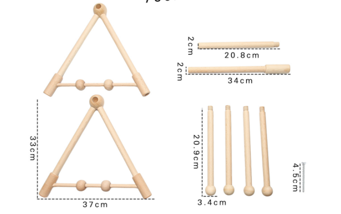 Ornament Newborn Baby Crib Fitness Frame