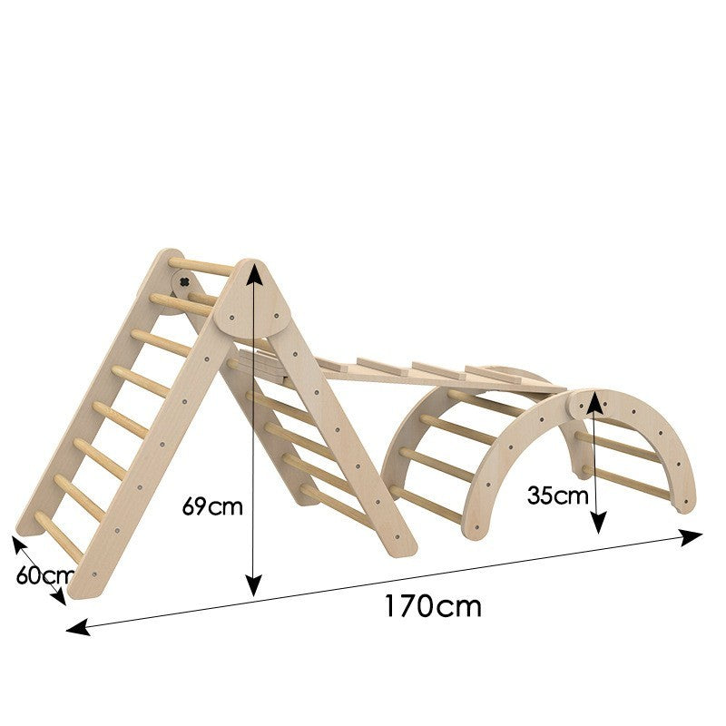 Klettergerüst aus Holzsperrholz