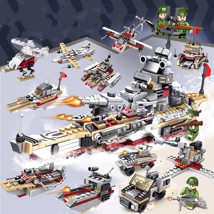 MegaForce Fleet – Das ultimative Puzzleblock-Spielzeug der Militärserie