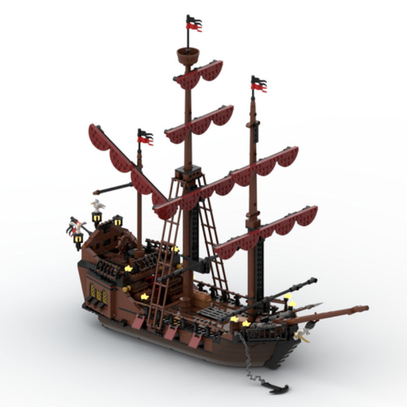 Modular Building Toys For Pirate Town Ship Port Terminal Building