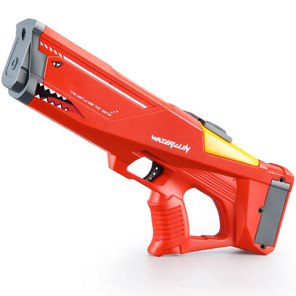 Electric shark burst water gun in red and green color options