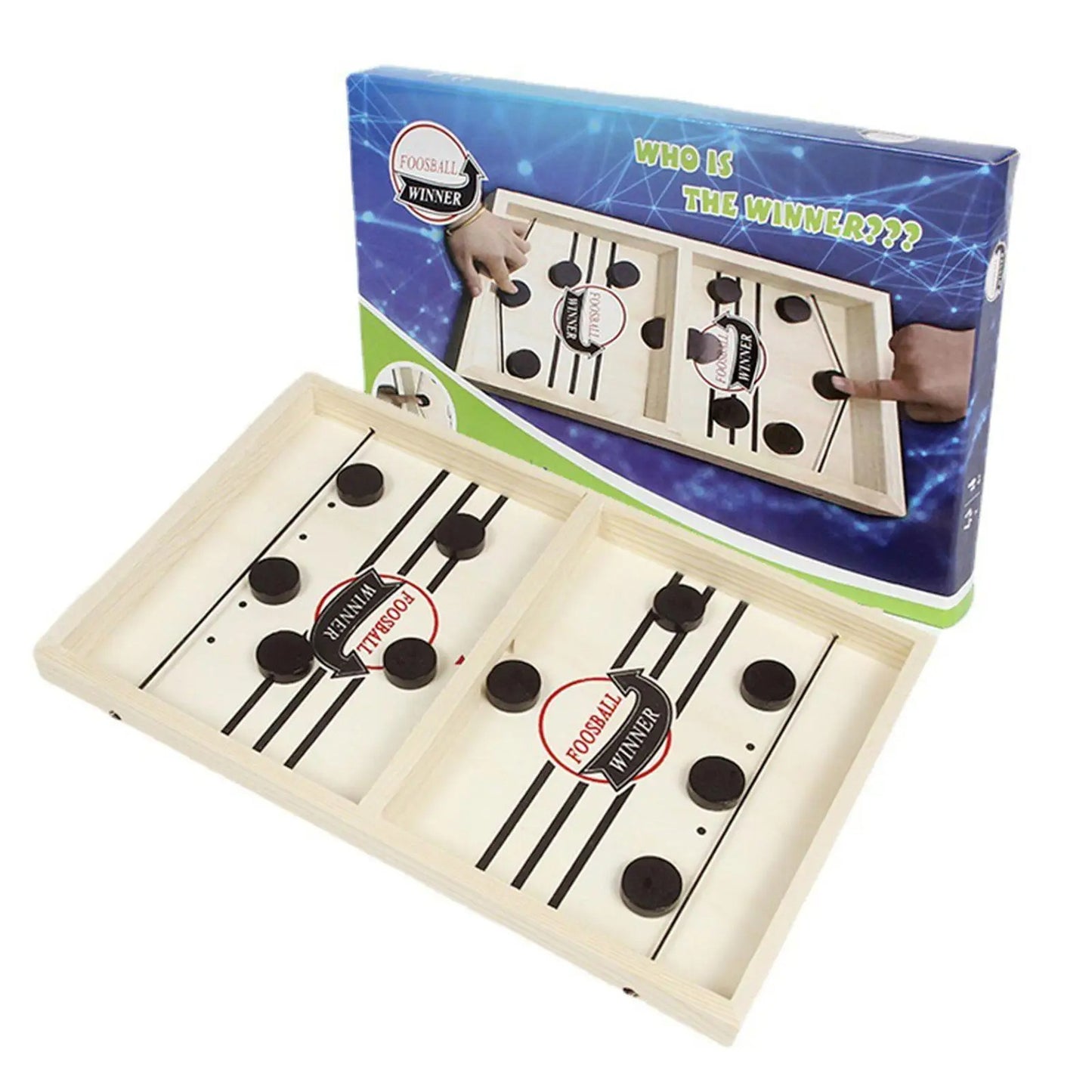 Wooden Soccer Slinger Game