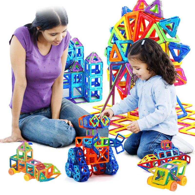 Magnetic Building Blocks DIY Magnets  Construction Set Gifts